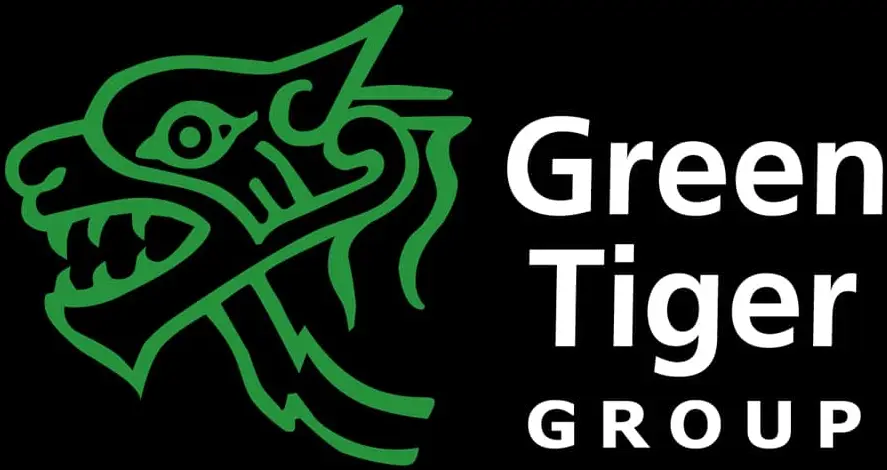 green tiger footer logo