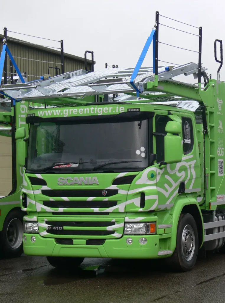 green tiger truck